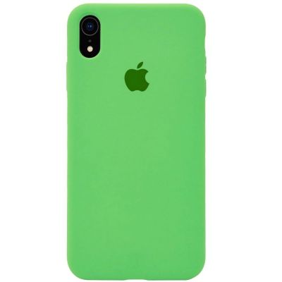 Чохол на iPhone XR (Зелена м'ята) | Silicone Case iPhone XR (Green Mint)
