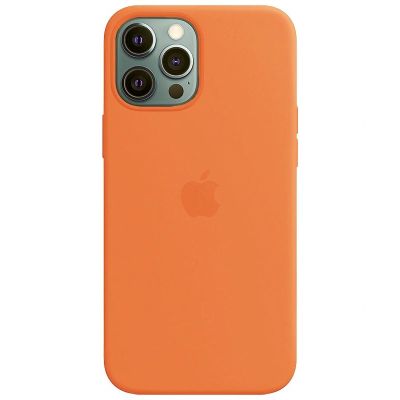 Чохол на iPhone 12 Pro Max (Оранжевий) | Silicone Case iPhone 12 Pro Max (Orange)