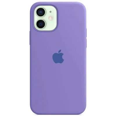 Чохол на iPhone 12 (Фіалковий) | Silicone Case iPhone 12 (Viola)