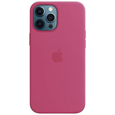 Чохол на iPhone 12 Pro Max (Малиновий) | Silicone Case iPhone 12 Pro Max (Crimson)