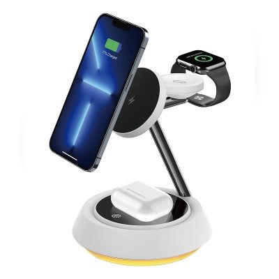 Безпровідна зарядка WIWU Power Air 3 in 1 Wireless Charger (WI-W002)