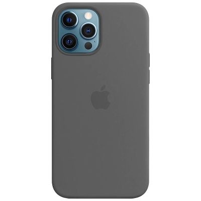 Чохол на iPhone 12 Pro Max (Сірий космос) | Silicone Case iPhone 12 Pro Max (Space Gray)