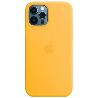 Чохол на iPhone 12 Pro Max (Жовтий) | Silicone Case iPhone 12 Pro Max (Yellow)