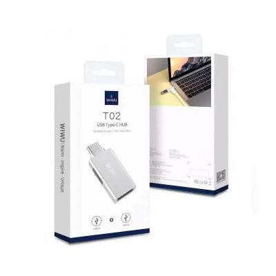 Перехідник WIWU T02 Pro (Type-C to USB-A 3.0 | USB-A 2.0 | USB-C)