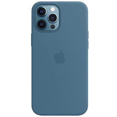 Чохол на iPhone 12 Pro Max (Джинсовий) | Silicone Case iPhone 12 Pro Max (Denim Blue)