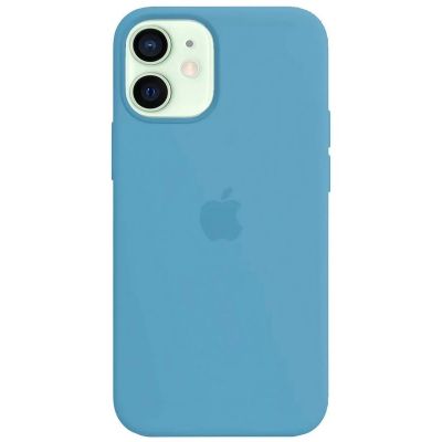 Чохол на iPhone 12 (Волошковий) | Silicone Case iPhone 12 (Cornflower)