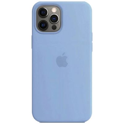 Чохол на iPhone 12 Pro (Волошковий) | Silicone Case iPhone 12 Pro (Cornflower)