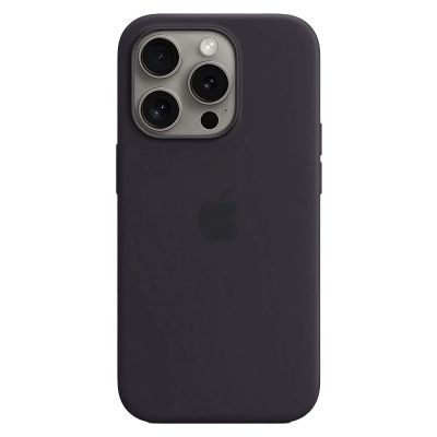 Чохол Apple Silicone Case with MagSafe (Elderberry) для iPhone 14 Pro