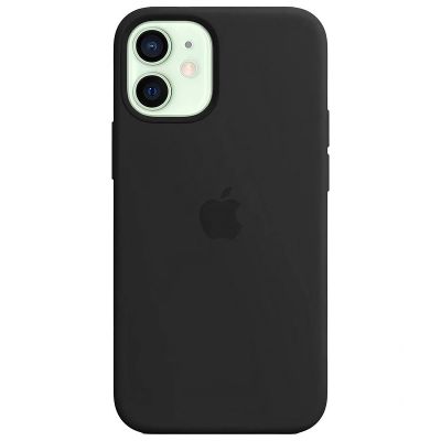 Чохол на iPhone 12 Mini (Чорний) | Silicone Case iPhone 12 Mini (Black)