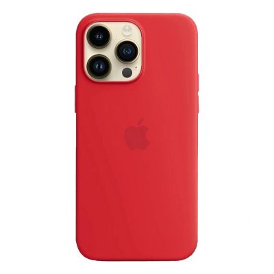 Чохол Apple Silicone Case with MagSafe (Red) для iPhone 14 Pro Max