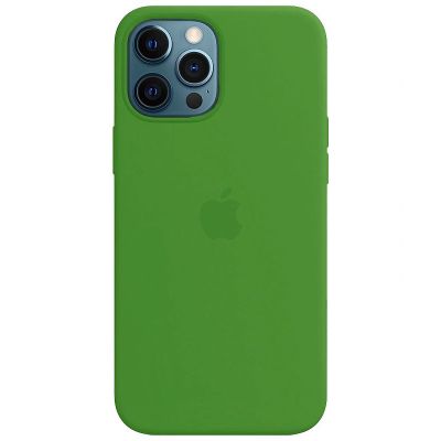 Чохол на iPhone 12 Pro Max (Зелений) | Silicone Case iPhone 12 Pro Max (Green)