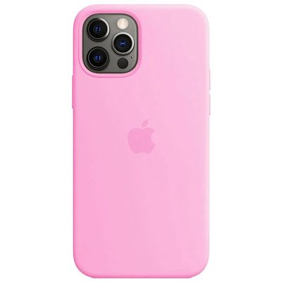 Чохол на iPhone 12 Pro (Рожева цукерка) | Silicone Case iPhone 12 Pro (Candy Pink)