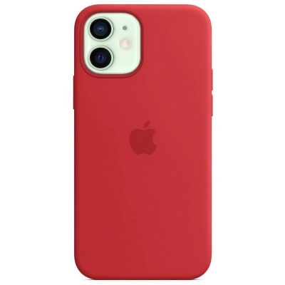 Чохол на iPhone 12 (Червоний) | Silicone Case iPhone 12 (Red)