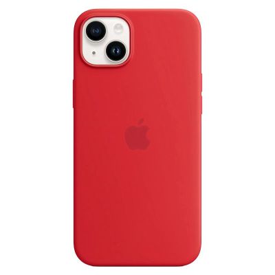 Чохол Apple Silicone Case with MagSafe (Red) для iPhone 14