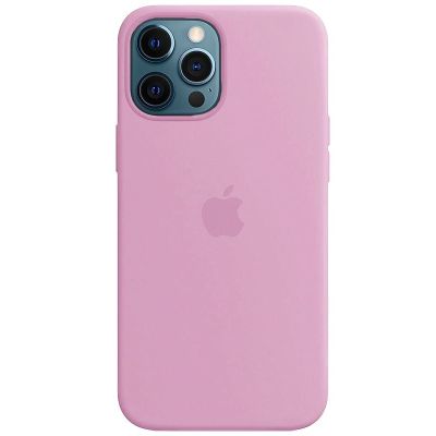 Чохол на iPhone 12 Pro Max (Рожева цукерка) | Silicone Case iPhone 12 Pro Max (Candy Pink)