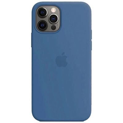 Чохол на iPhone 12 Pro (Джинсовий) | Silicone Case iPhone 12 Pro (Denim Blue)