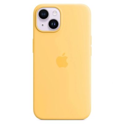 Чохол Apple Silicone Case with MagSafe (Sun Glow) для iPhone 14