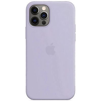 Чохол на iPhone 12 Pro (Бузковий) | Silicone Case iPhone 12 Pro (Lilac)