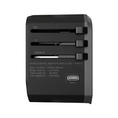 Зарядний пристрій WIWU UA301 Universal Adapter Fast Charging 4xUSB