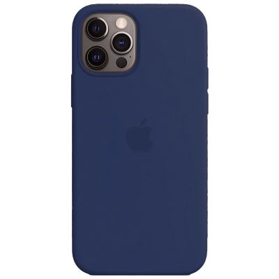 Чохол на iPhone 12 Pro (Глибокий синій) | Silicone Case iPhone 12 Pro (Deep Blue)