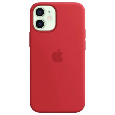Чохол на iPhone 12 Mini (Червоний) | Silicone Case iPhone 12 Mini (Red)